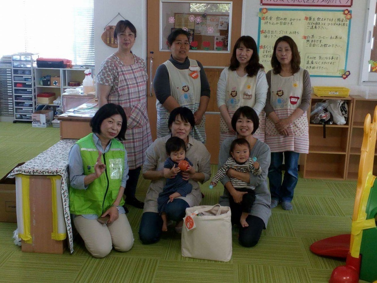 熊本の乳幼児家庭につながる支援パックを届ける活動